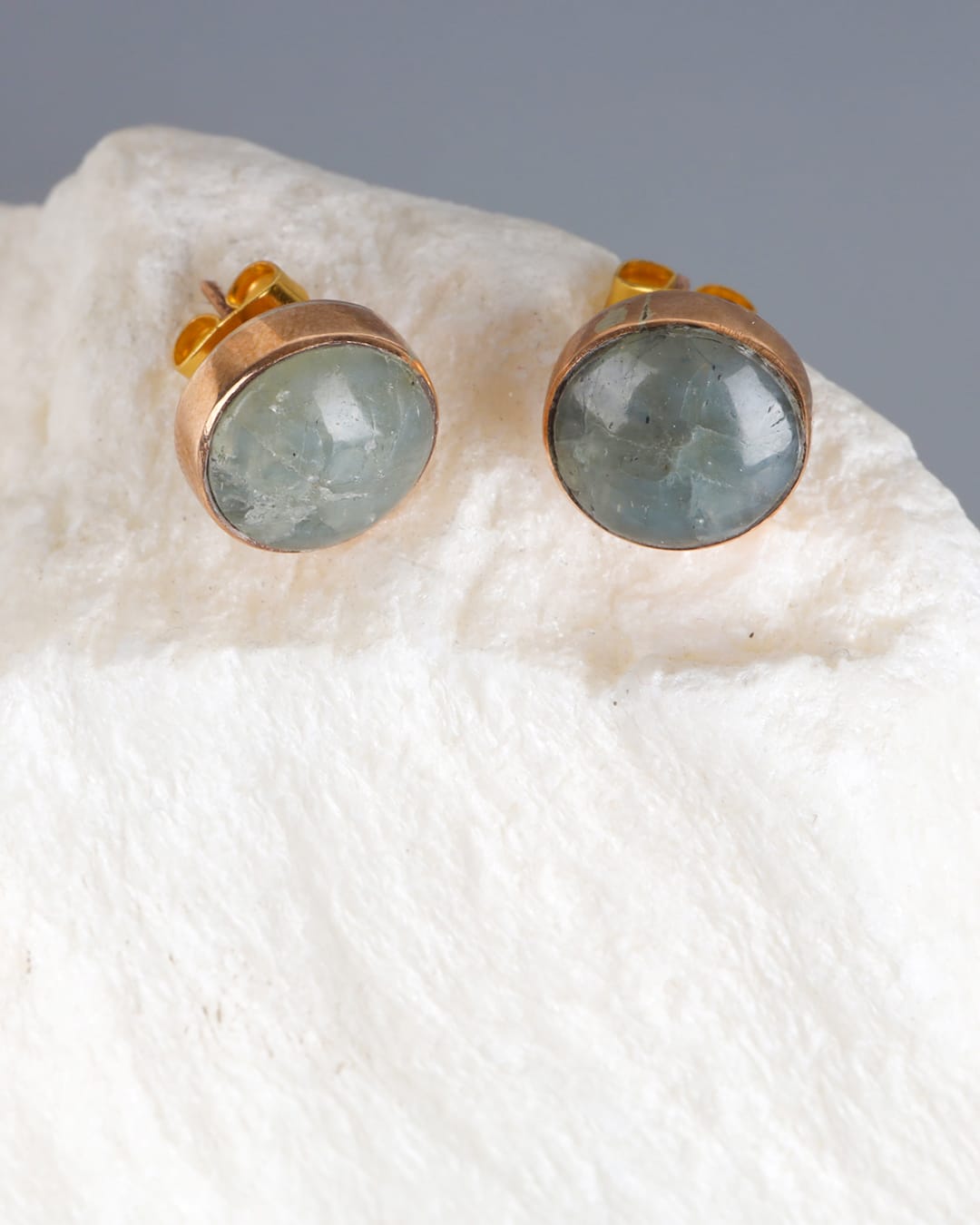Scapolite Stone Stud Earrings 3