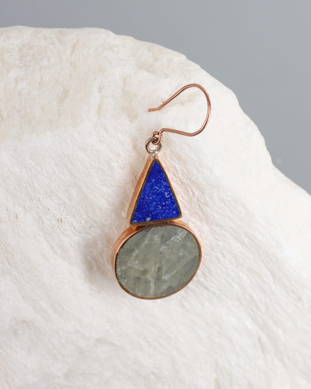 Scapolite & Lapis Lazuli Earrings 4