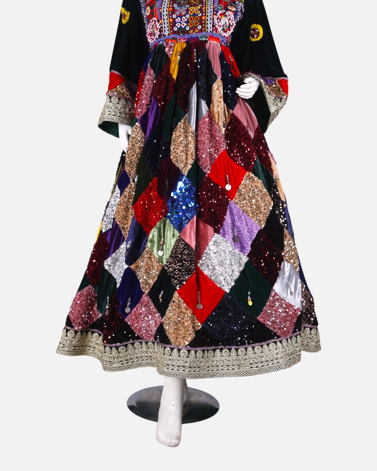 Afghan Handcrafted Sequin Dress 1