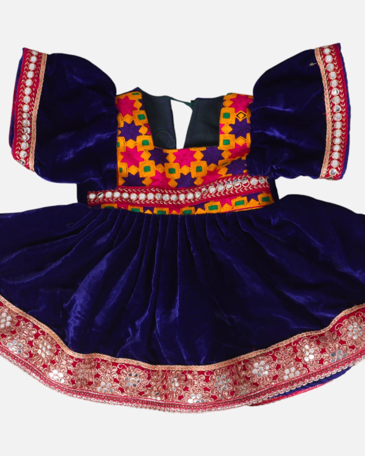 Children’s Velvet Dress with Embroidery 2