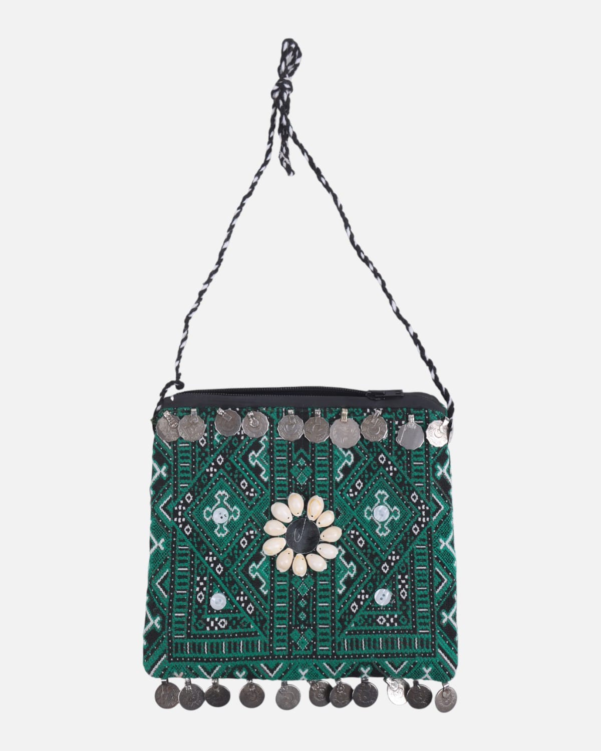 Afghan Handwoven Coin Clutch 1