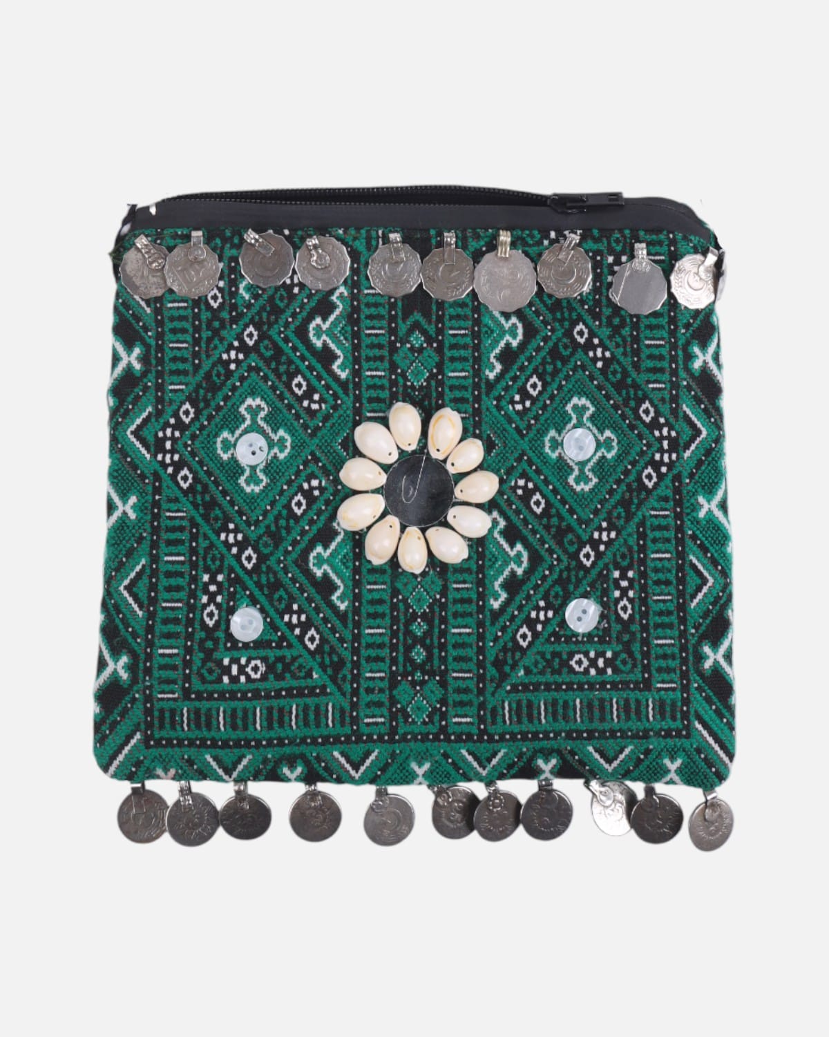 Afghan Handwoven Coin Clutch 2