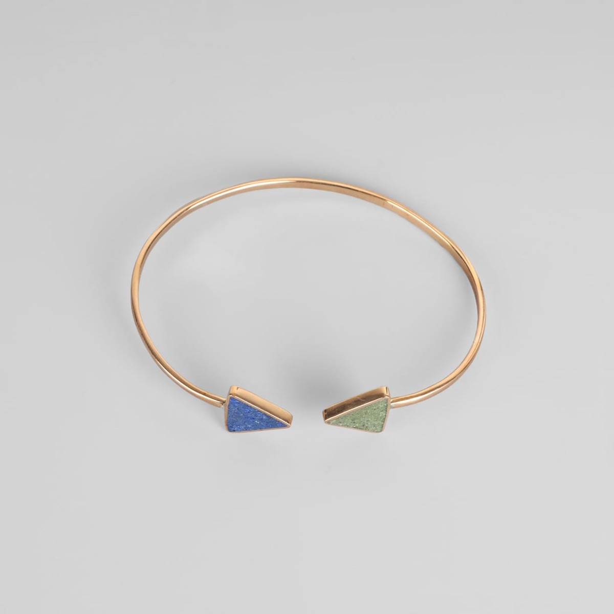 Lapis Lazuli & Turquoise Stone Cuff 2