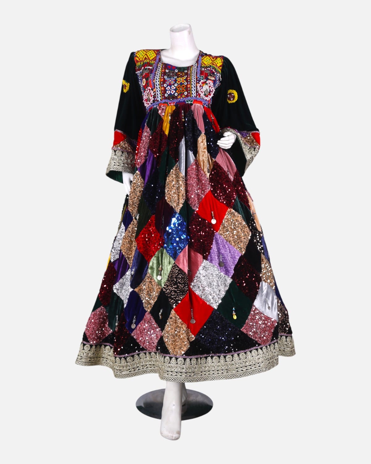 Afghan Handcrafted Sequin Dress 5