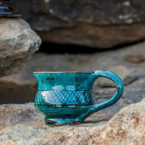Hand-Painted Coffee set of 4 Mug 3