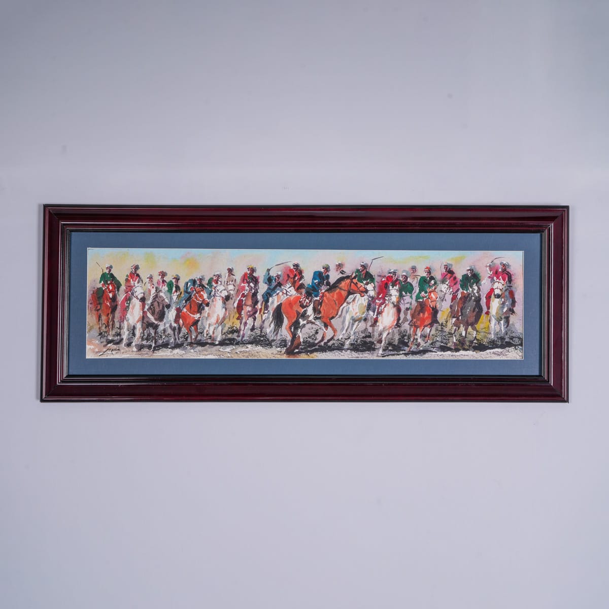 Bozkashi Sport Watercolor Painting 3