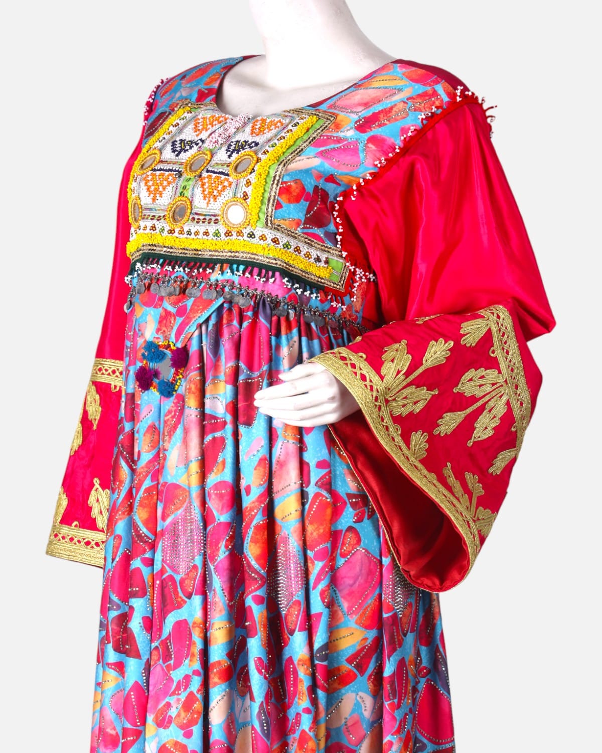 Tajik Traditional Handwoven Dress Afghani 3