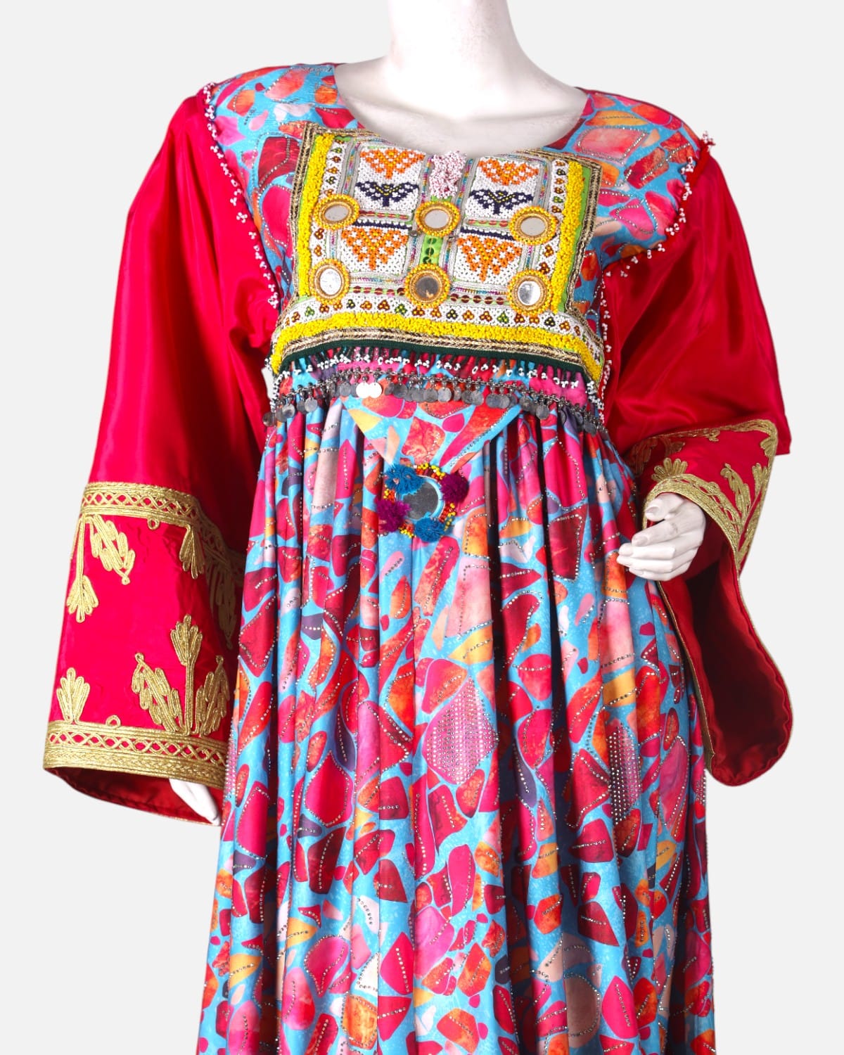 Tajik Traditional Handwoven Dress Afghani 5