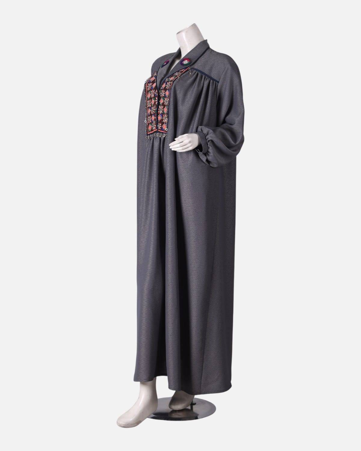 Afghan Long Hijab Design Satin Piece 1
