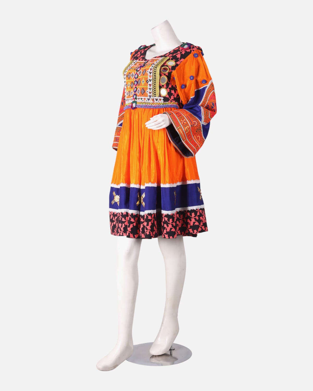 Afghan Traditional Short Dress 1