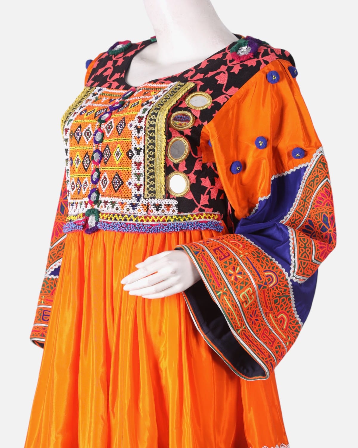 Afghan Traditional Short Dress 4