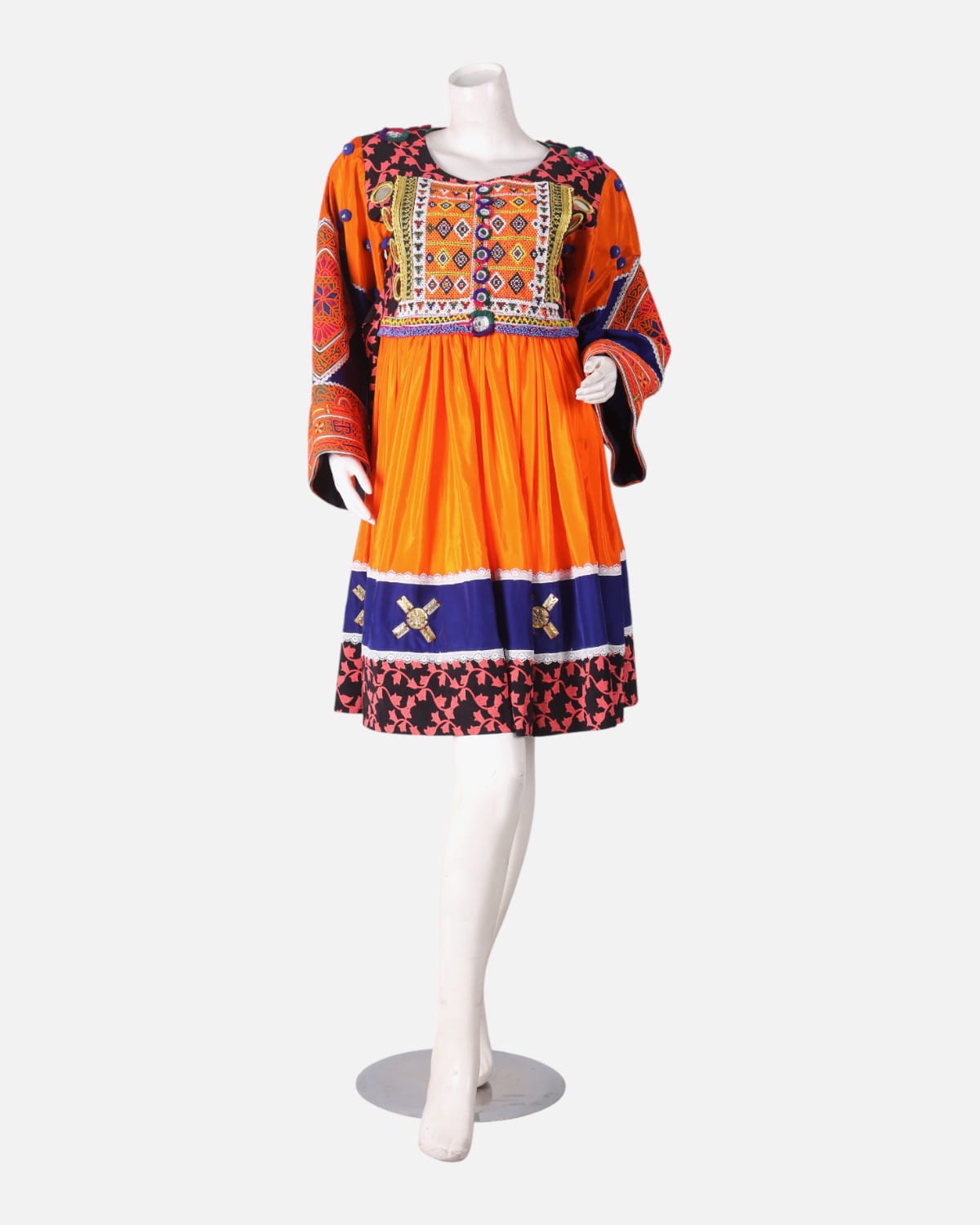 Afghan Traditional Short Dress 3