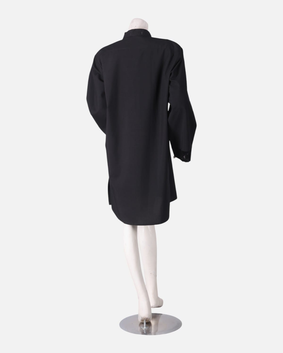 Black Afghan Handcrafted Tunic with Embroidery 1