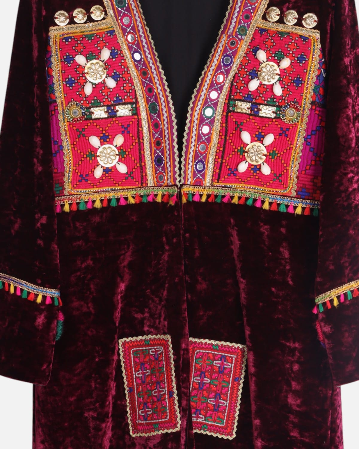 Velvet Afghan Dress Traditional 1