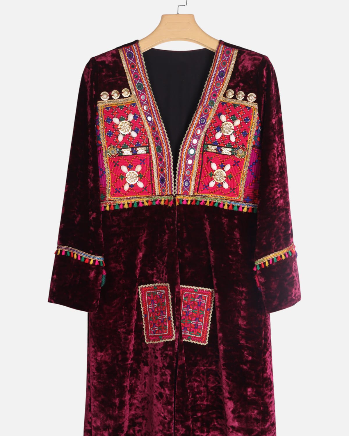 Velvet Afghan Dress Traditional 2