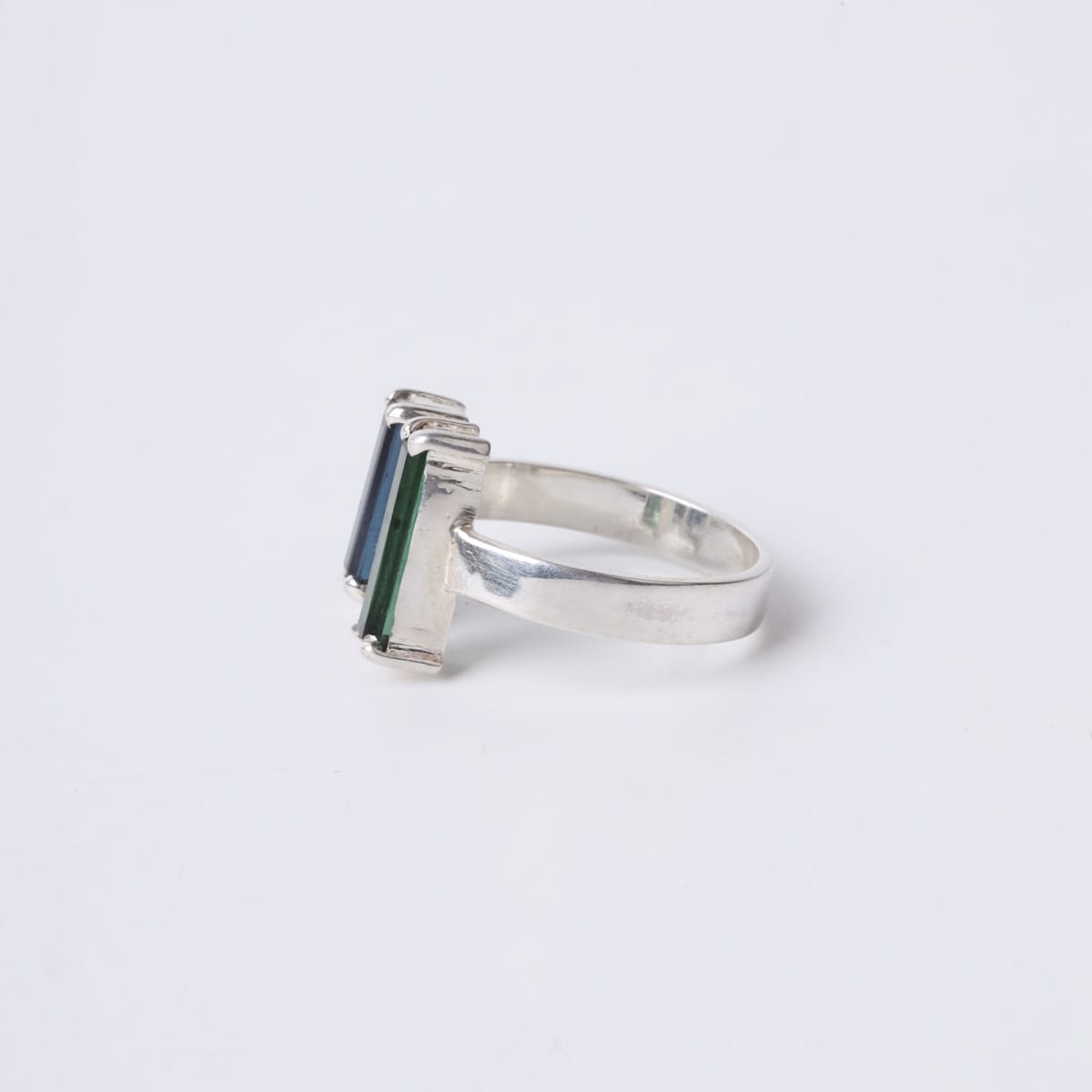 Nooristani Tourmaline Silver Ring 5