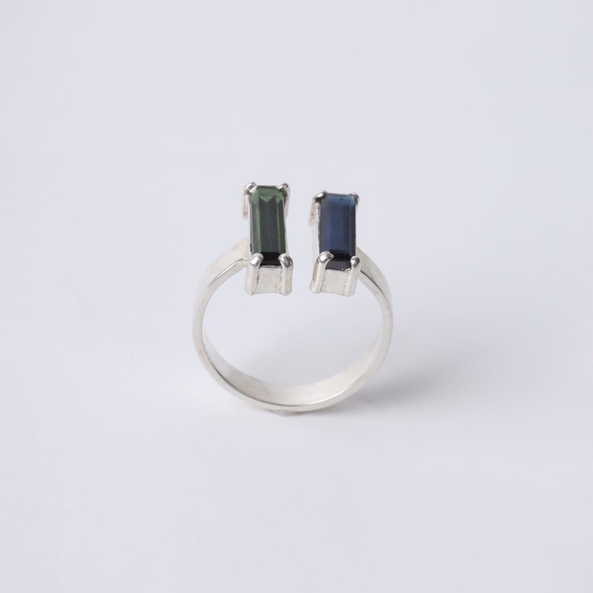Nooristani Tourmaline Silver Ring 7