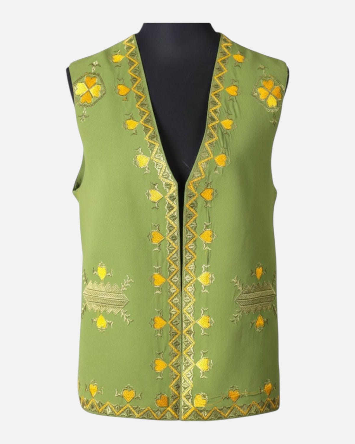 Afghan Traditional Vest and Cap Set 7