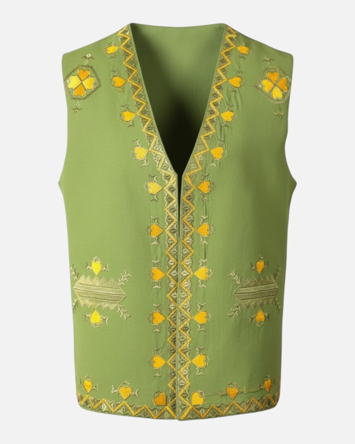Afghan Traditional Vest and Cap Set 2