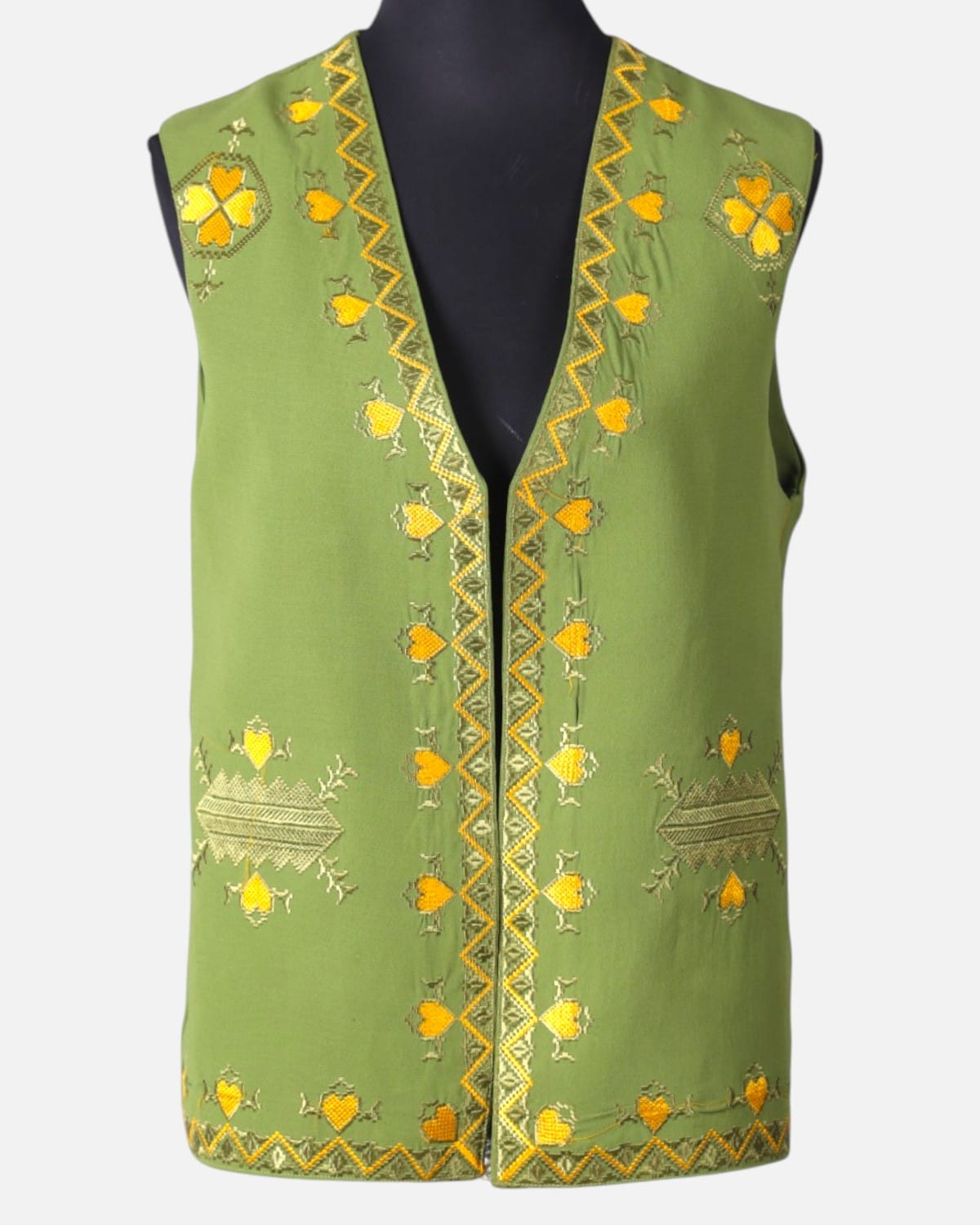 Afghan Traditional Vest and Cap Set 1