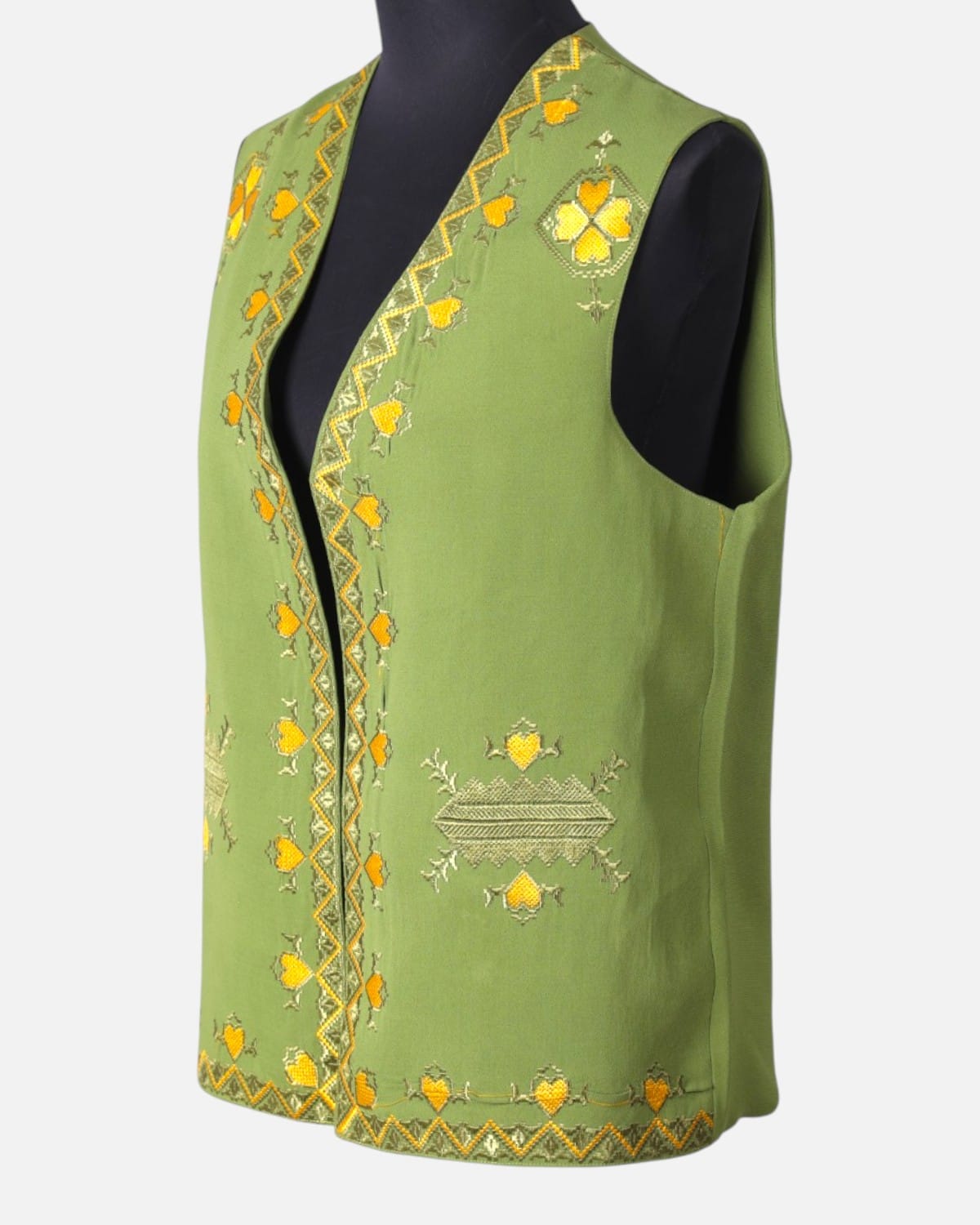 Afghan Traditional Vest and Cap Set 9