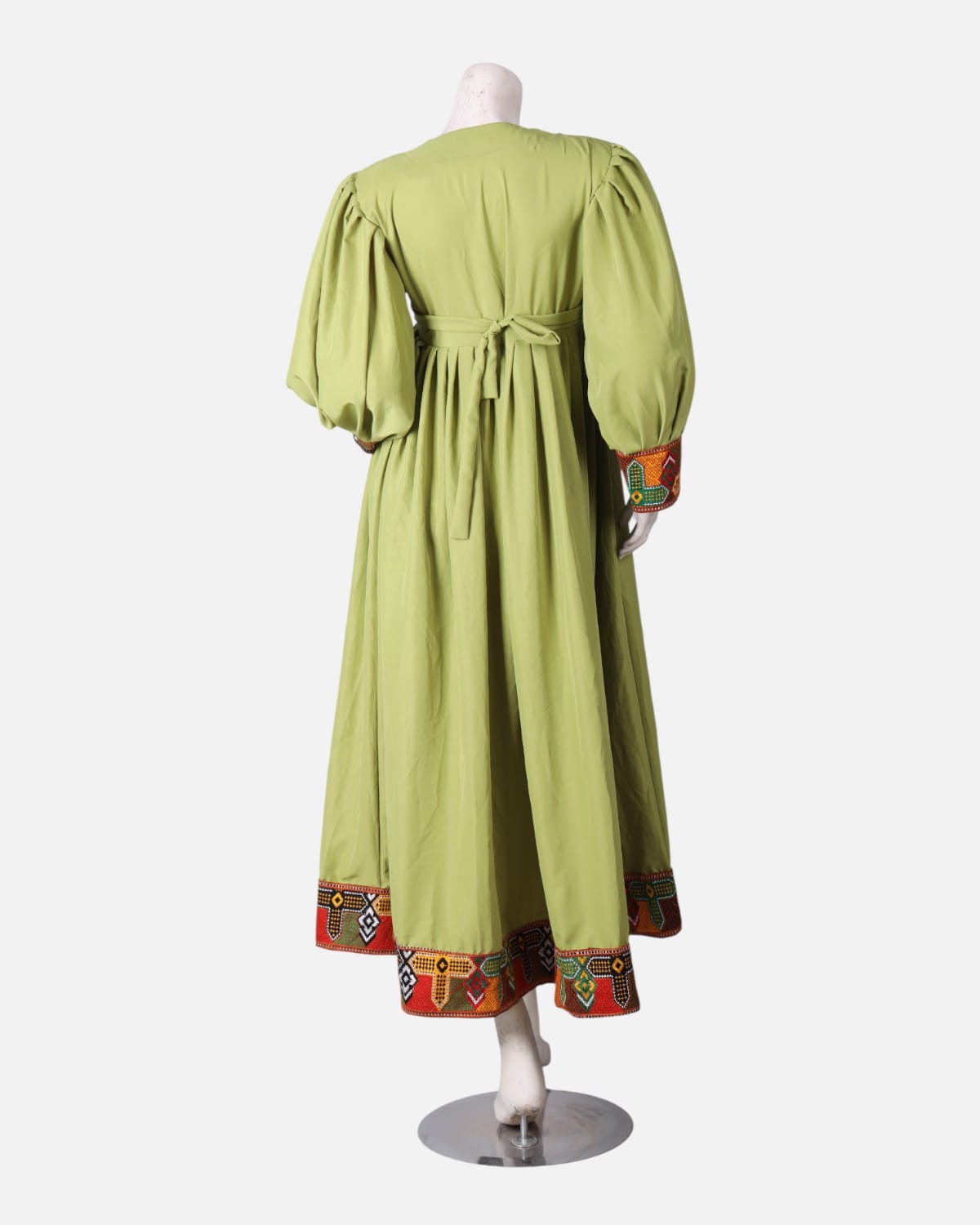 Afghan Simple Silk Dress 3
