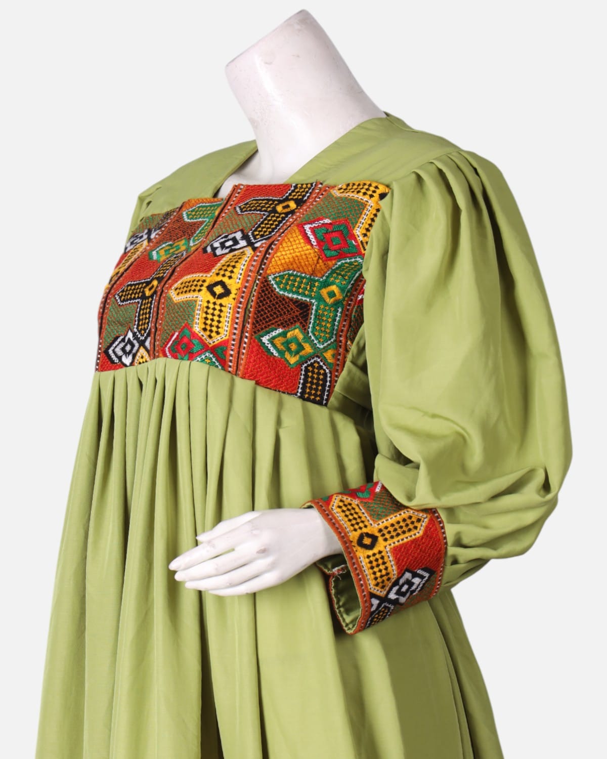Afghan Simple Silk Dress 2