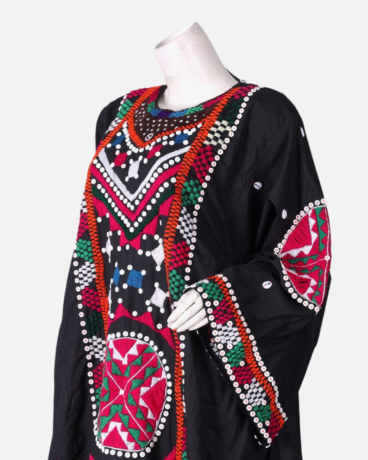 Afghan Kandahari Chapan with Handcrafted Embroidery 1