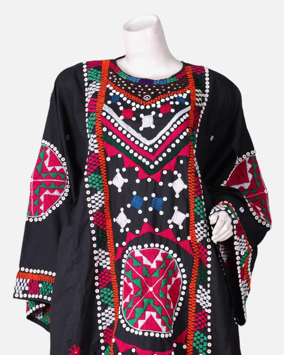 Afghan Kandahari Chapan with Handcrafted Embroidery 2