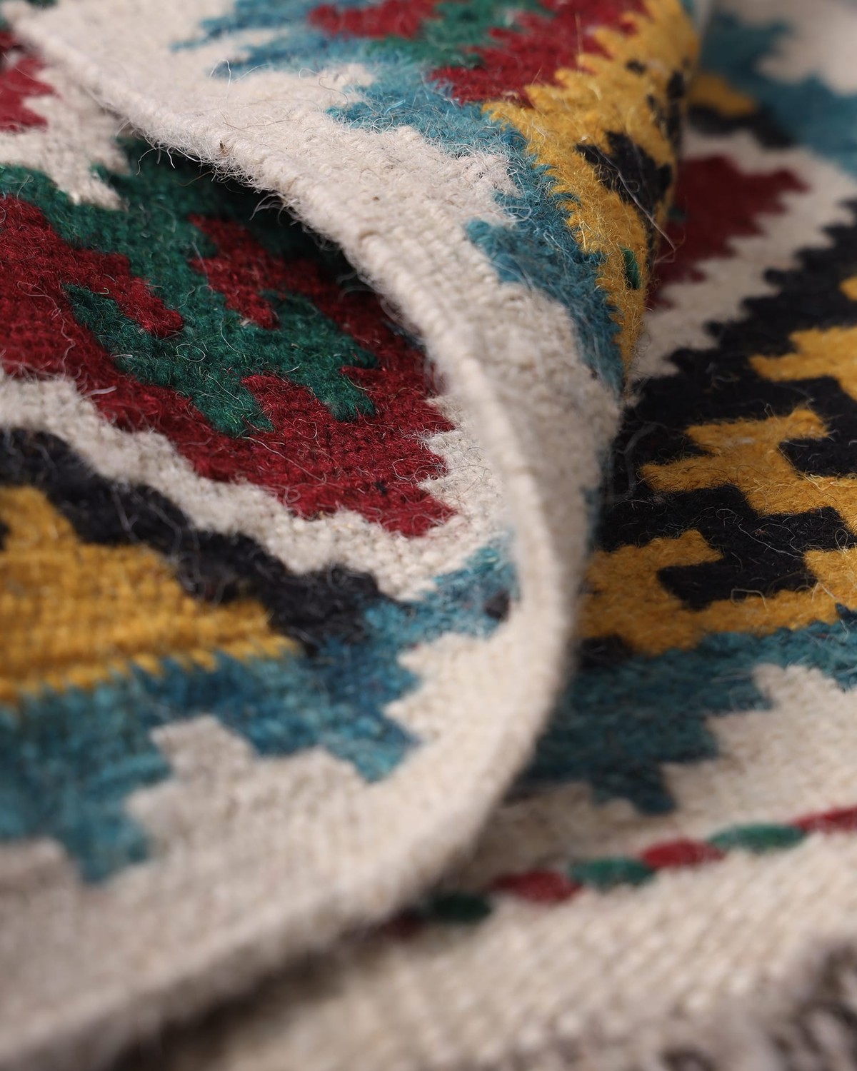 Traditional Mazari Kilim Wall Hanging 1