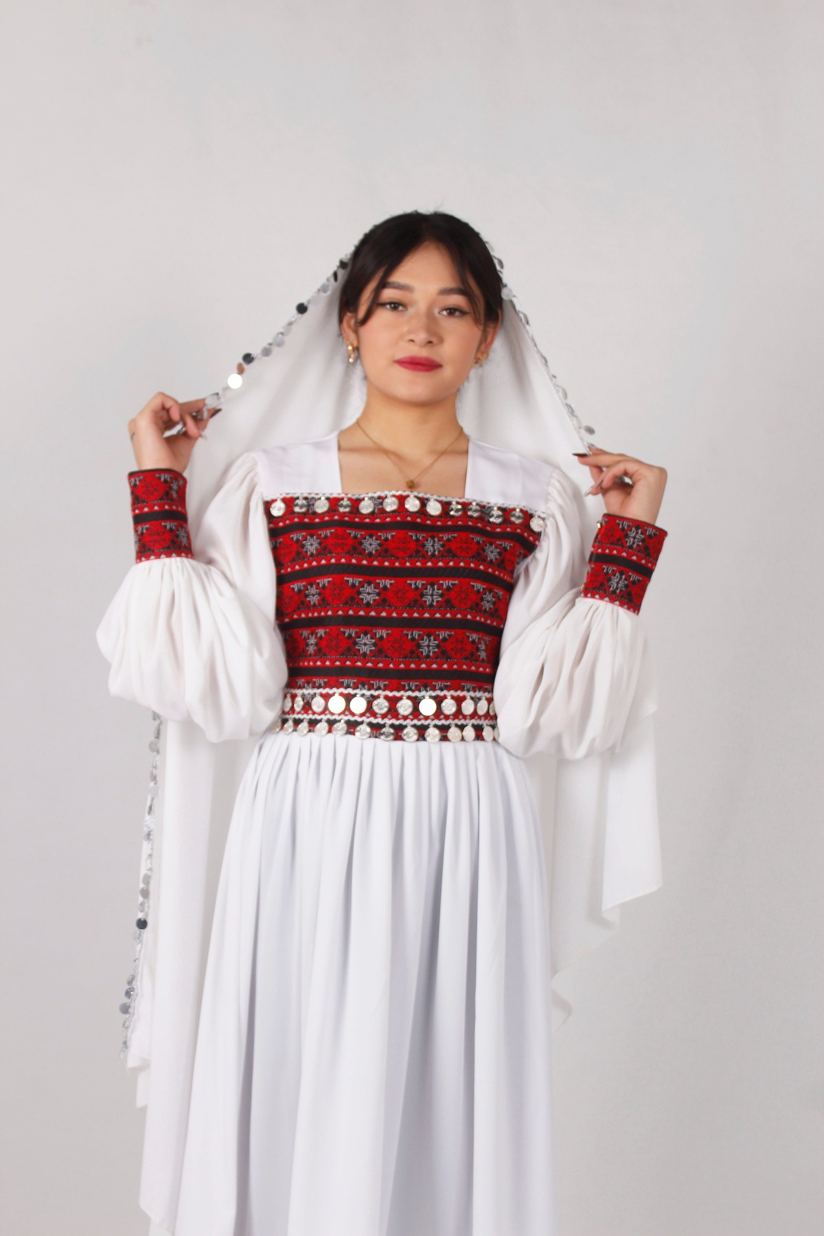 Long Dress Embroidery Afghan Design 2