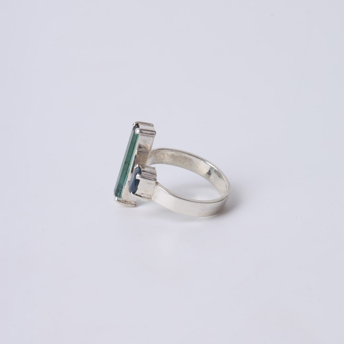 Green and Blue Tourmaline Ring 2