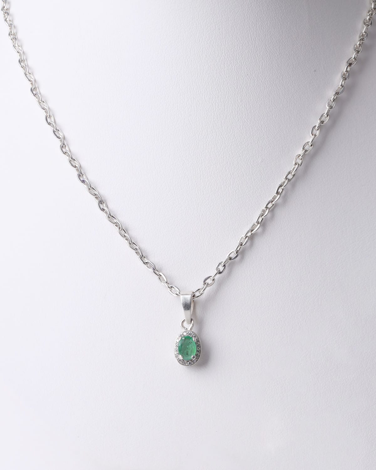 Panjshir Emerald Silver Pendant 1