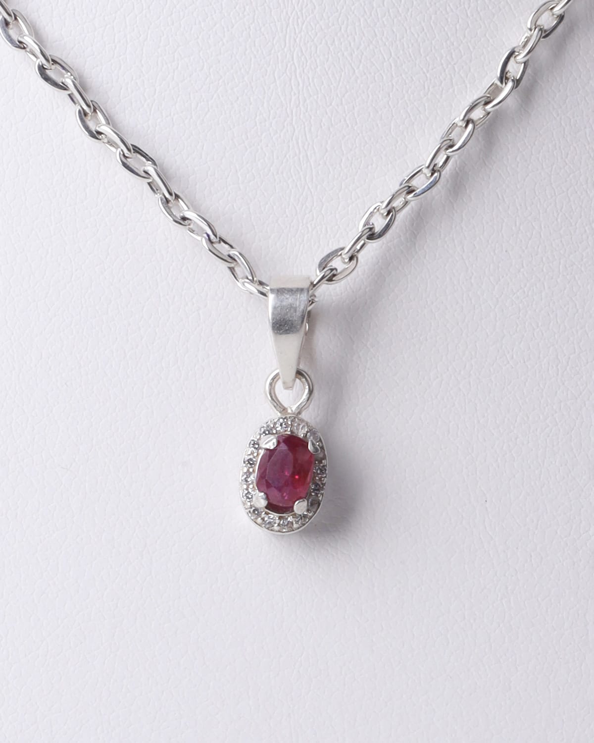Ruby Pendant Necklace 1