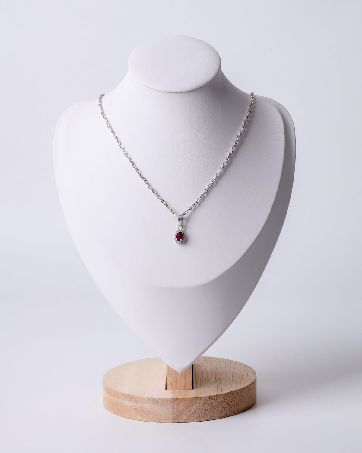 Ruby Pendant Necklace 3