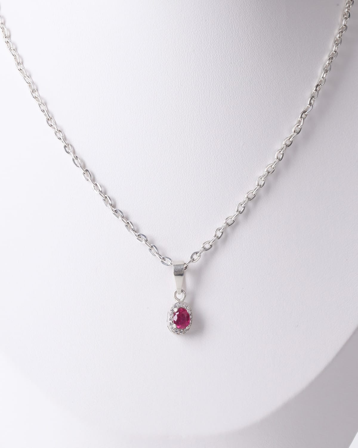 Ruby Gemstone Necklace 1