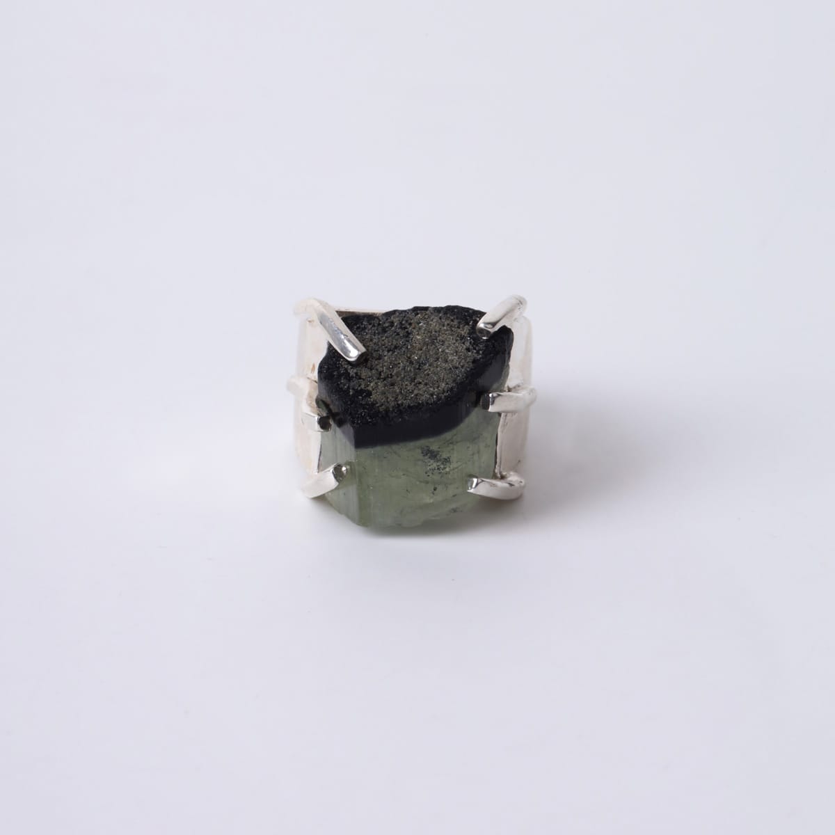 Noorstani Tourmaline Ring in 980 Silver 4