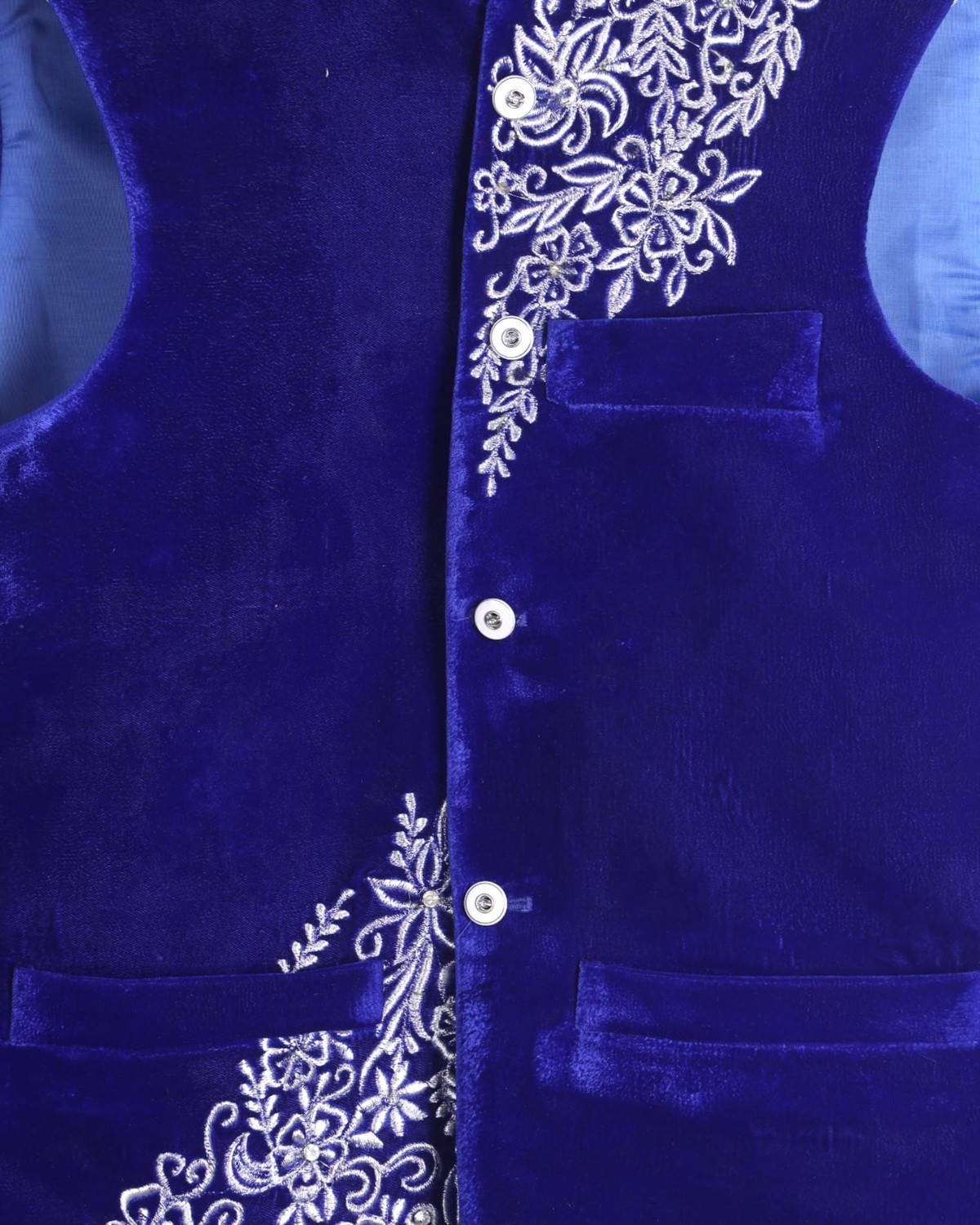 Men's Velvet Embroidered Waistcoat 2