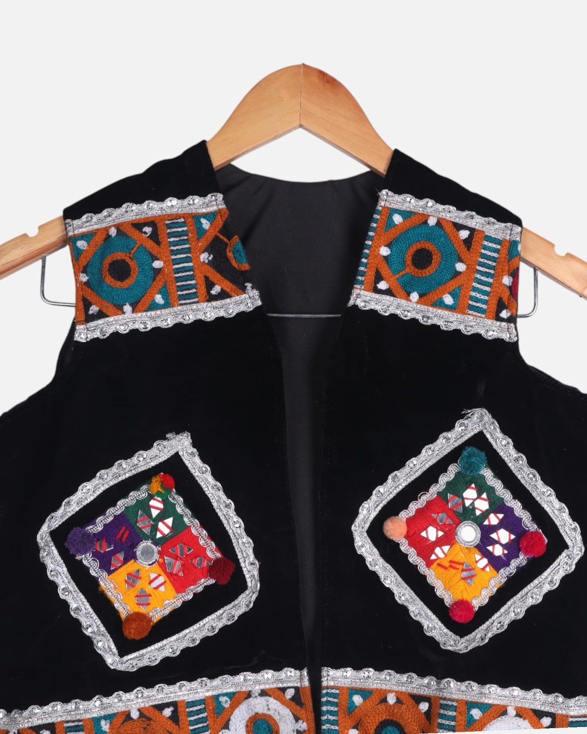 Children's Velvet Embroidered Waistcoat 2