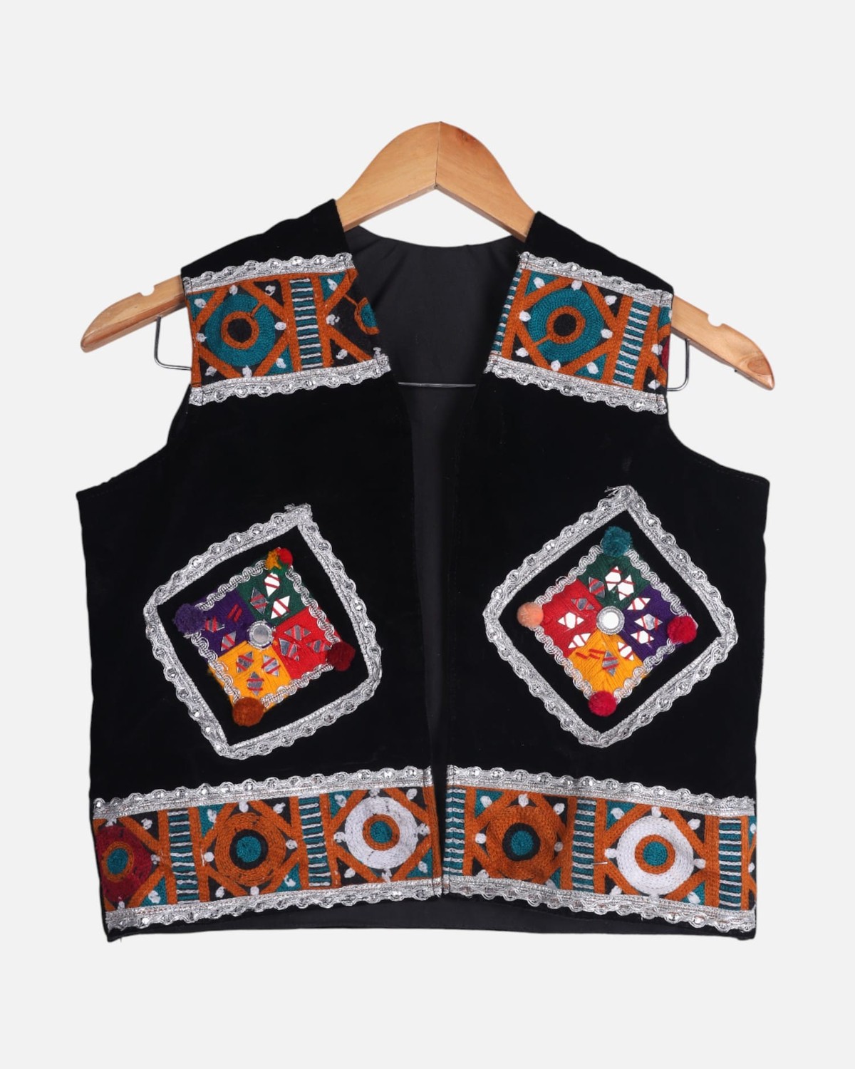 Children's Velvet Embroidered Waistcoat 3