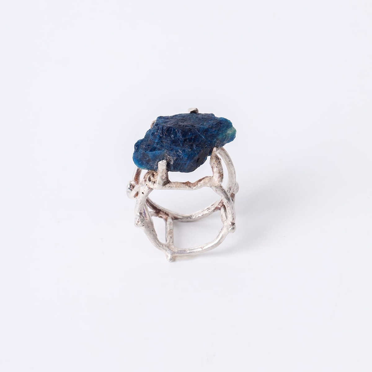 Lapis Lazuli Gemstone Silver Ring 2