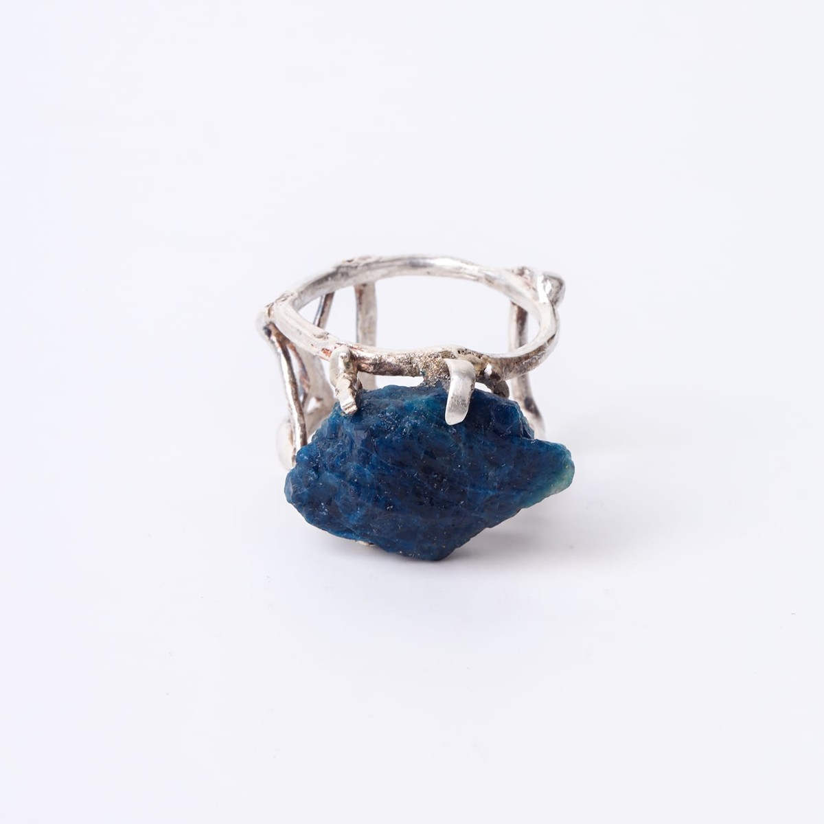 Lapis Lazuli Gemstone Silver Ring 6