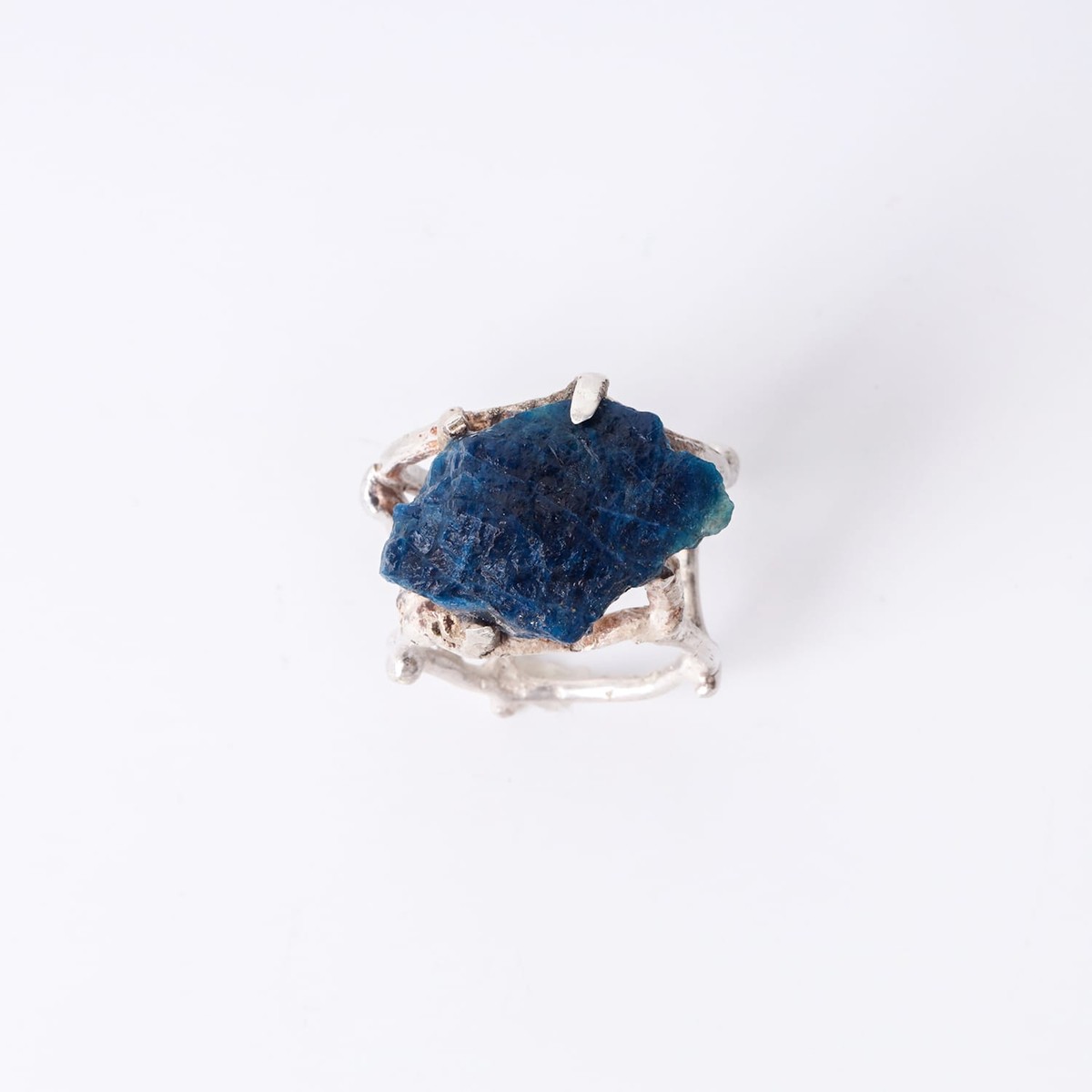 Lapis Lazuli Gemstone Silver Ring 4
