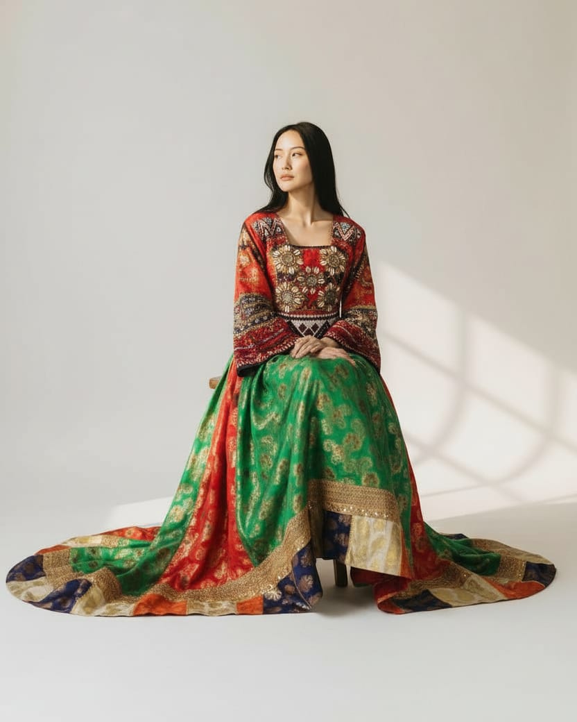 Afghan Kuchi Bridal Dress 8