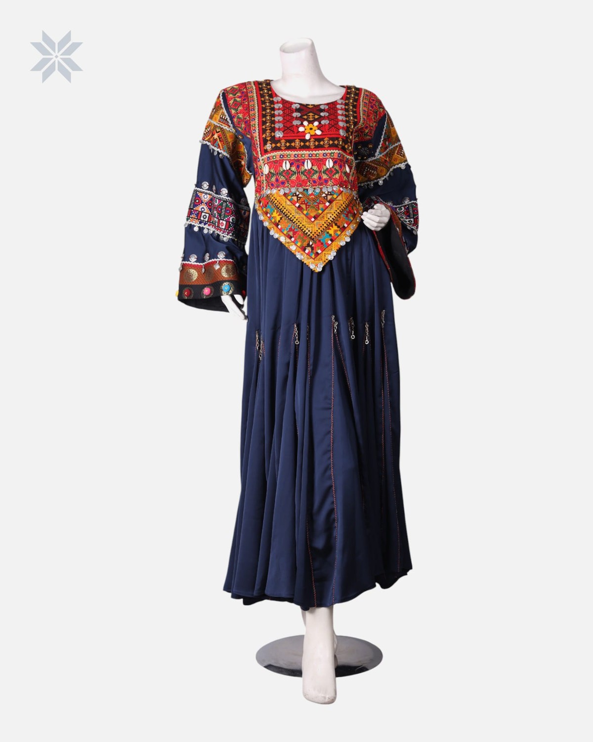 Handcrafted Afghan Embroidered Dress 1