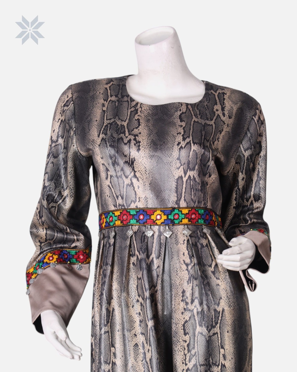 Jamsood Authentic Afghan Dress Hand Embroidered 5