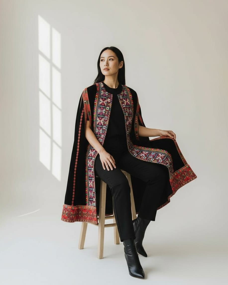 Authentic Afghan Velvet Yalan Coat 3