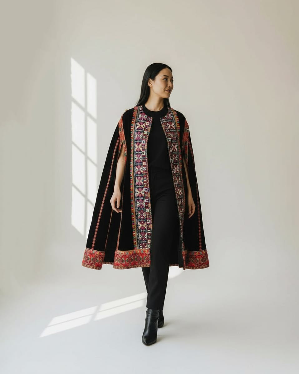 Authentic Afghan Velvet Yalan Coat 6