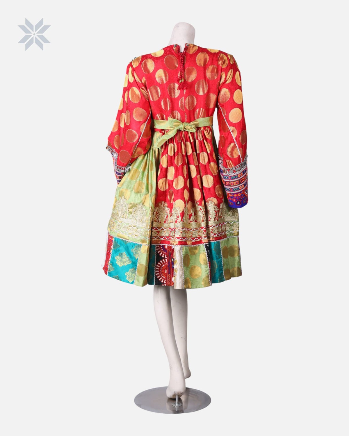 Afghan Embroidered Dress Set 6