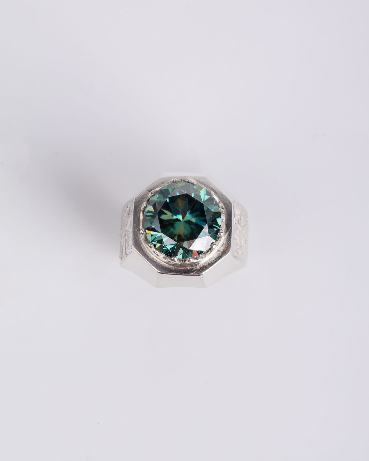Men’s Diamond Moissanite Ring 4
